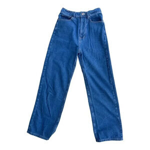 BDG Jeans, Women, Size 24, Blue, Baggy Hight Wasted Swirl Jeans